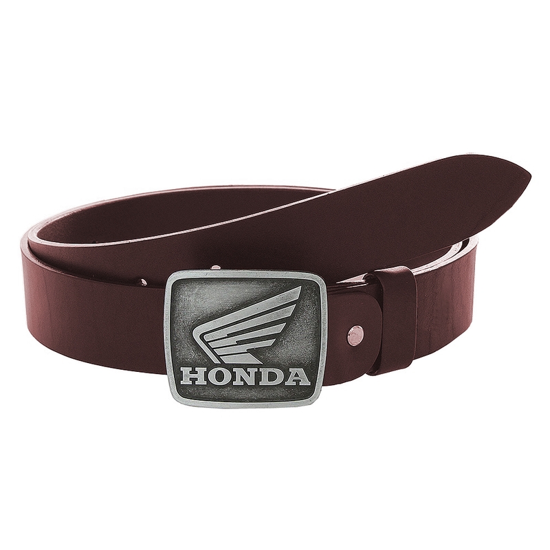 Odinis moto diržas su "Honda" ruda sagtimi