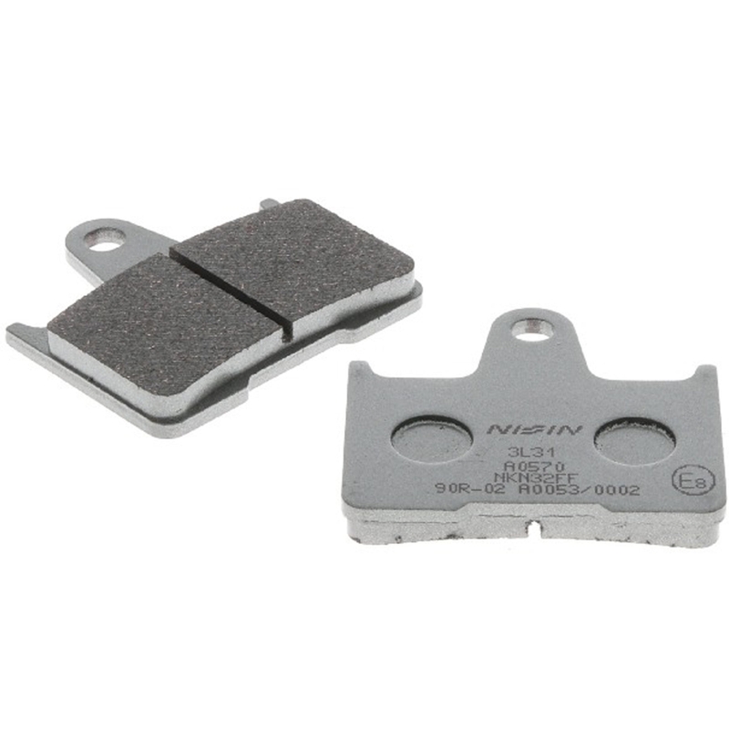 Stabdžių kaladėlės NISSIN pusiau metalinės junginio 40x53,5x8,7 mm 2 vnt.