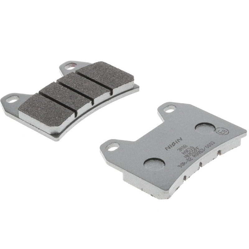 Stabdžių kaladėlės NISSIN pusiau metalinės junginio 76x55,5x9 mm 2 vnt.