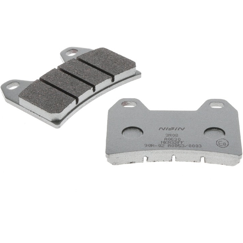 Stabdžių kaladėlės NISSIN pusiau metalinės junginio 76x55,5x9 mm 2 vnt.