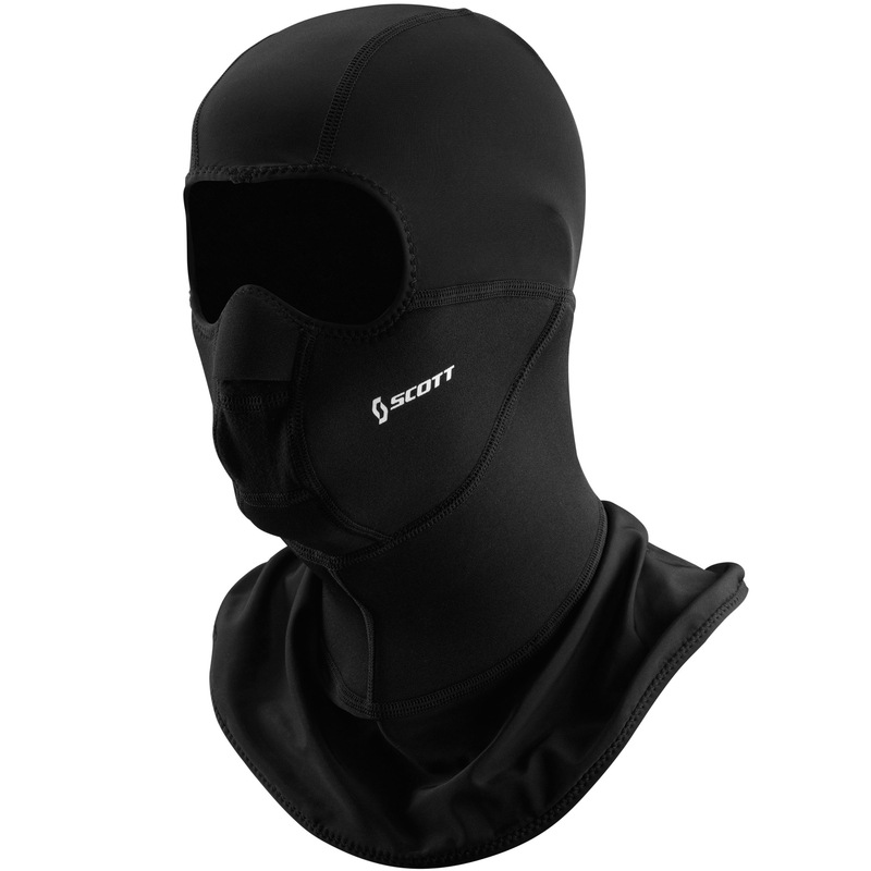 Motociklo šalmas SCOTT FACE HEATER juodas