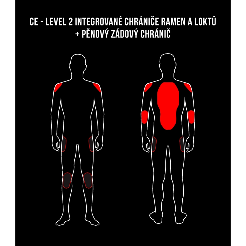 Pánská bunda Street Racer Fasttrack černo-bílo-fluo žlutá výprodej