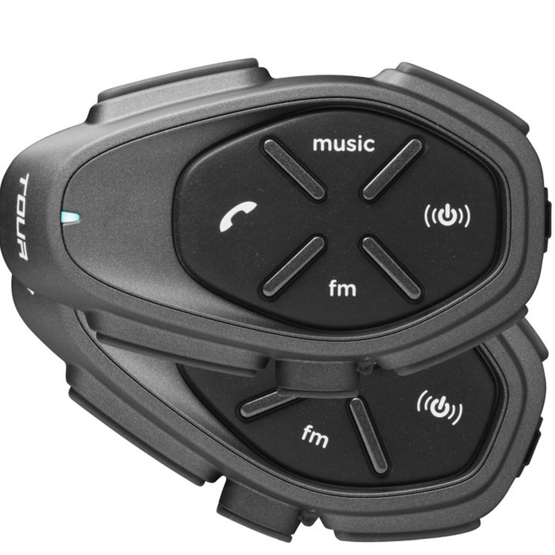 „Bluetooth“ domofonas „Interphone CellularLine TOUR HD“ dviejų dalių pakuotėje, 2 vnt.