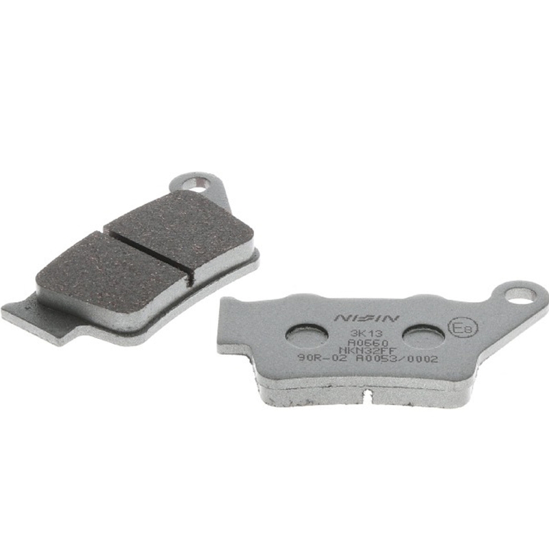 Stabdžių kaladėlės NISSIN pusiau metalinės junginio 78,2x41,1x9,2 mm 2 vnt.