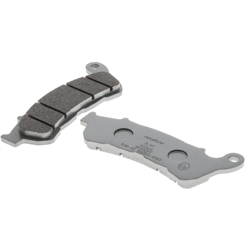 Stabdžių kaladėlės NISSIN pusiau metalinis mišinys 118x45,2x9,1 mm 2 vnt.