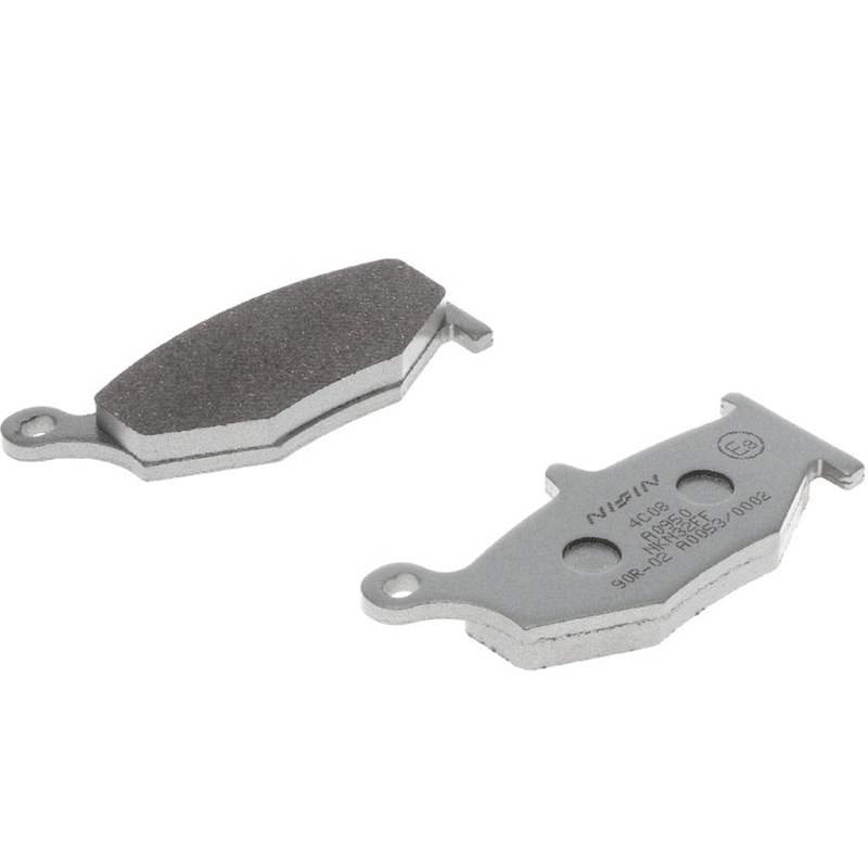 Stabdžių kaladėlės NISSIN pusiau metalinis mišinys 89,2x40,6x10 mm 2 vnt.