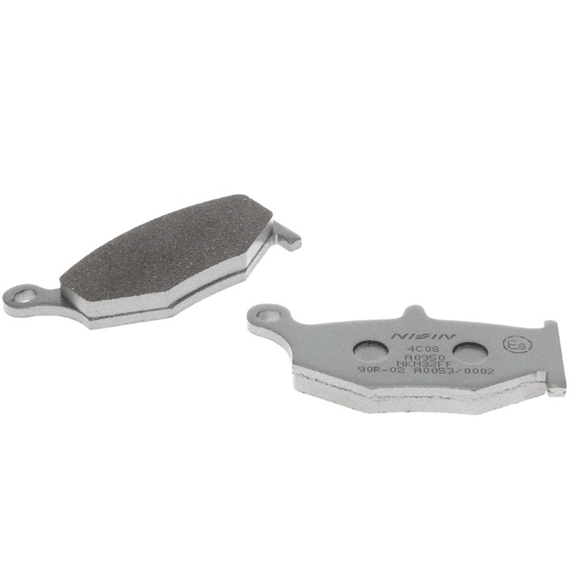 Stabdžių kaladėlės NISSIN pusiau metalinis mišinys 89,2x40,6x10 mm 2 vnt.