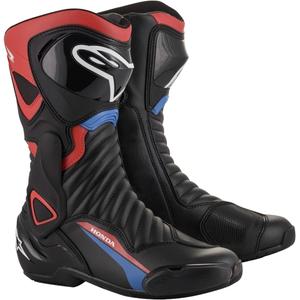 "Alpinestars S-MX 6 Honda Collection Black-Red-Blue-White" motociklininkų batai