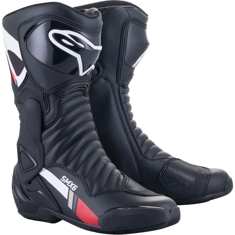 Alpinestars S-MX 6 juodai-baltai-pilkai-raudoni motociklininko batai