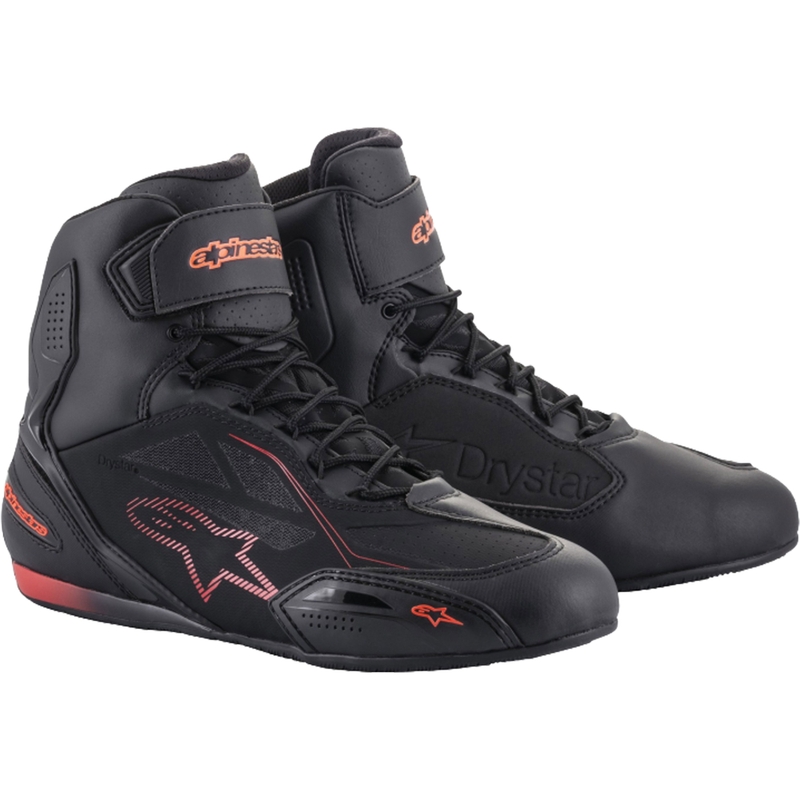 Alpinestars Faster 3 Drystar Black-Fluo Red motociklų batai