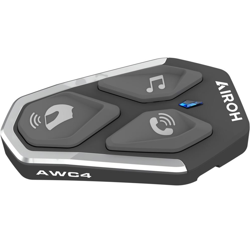 „Bluetooth“ motociklo domofonas Airoh AWC4 juodas