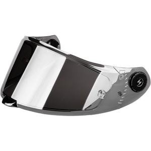 Scorpion KDS-F-04 skydelis EXO-RACE Air šalmams, veidrodinio sidabro spalvos