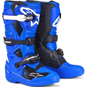 "Alpinestars Tech 7 S" vaikiški motociklininko batai mėlyna, balta ir juoda spalvos