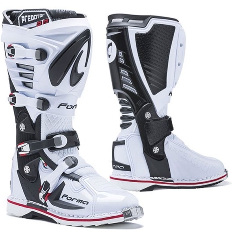 Forma Predator 2.0 motociklininko batai balti