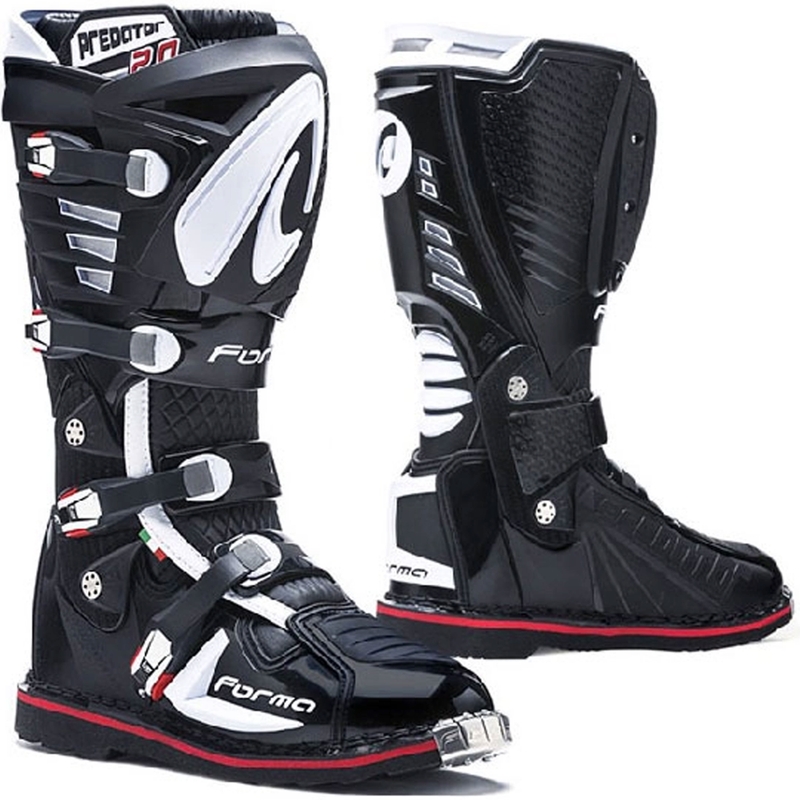 Forma Predator 2.0 motociklininko batai juodi