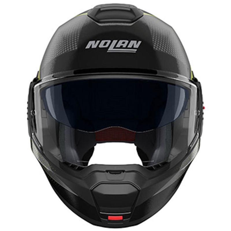Atlenkiamas motociklo šalmas Nolan N120-1 Ciclone matinės pilkos-juodos-žalia spalva
