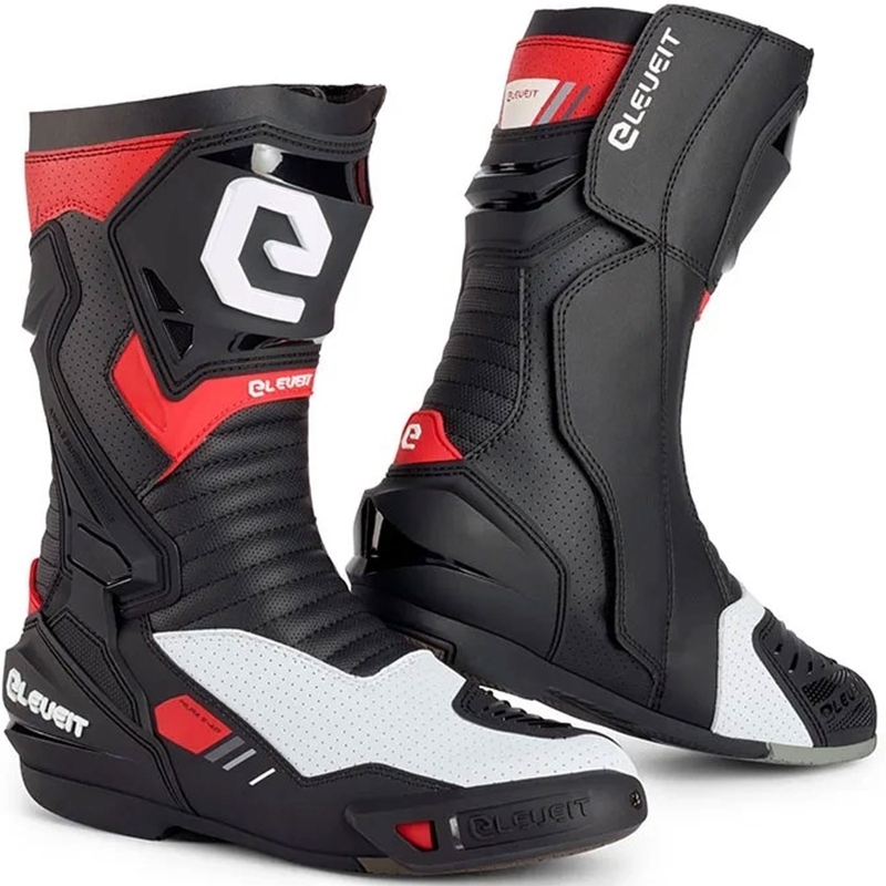 "Eleveit S Miura EVO AIR" juodai balti motociklininko batai