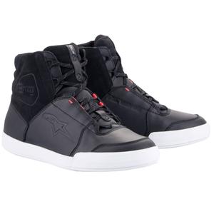 "Alpinestars" moterų "Stella Chrome Drystar" juodos, baltos ir rožinės spalvų motociklininkų batai