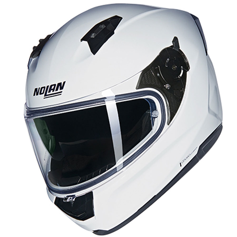 Nolan N60-6 Classico uždaras motociklo šalmas, baltas