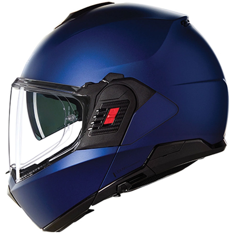 Atlenkiamas motociklo šalmas Nolan N120-1 Classico Nobile N-COM 313 mėlynas