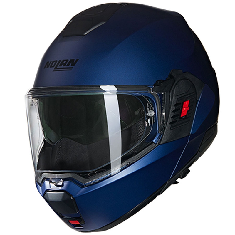 Atlenkiamas motociklo šalmas Nolan N120-1 Classico Nobile N-COM 313 mėlynas