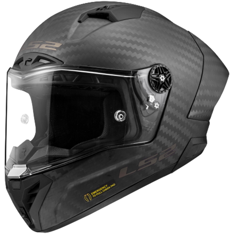 Integruotas motociklininko šalmas LS2 FF805 Thunder C GP PRO FIM matinės juodos spalvos