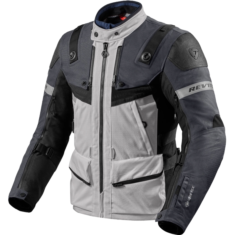 Revit Defender 3 GTX motociklo striukė, sidabriškai pilka