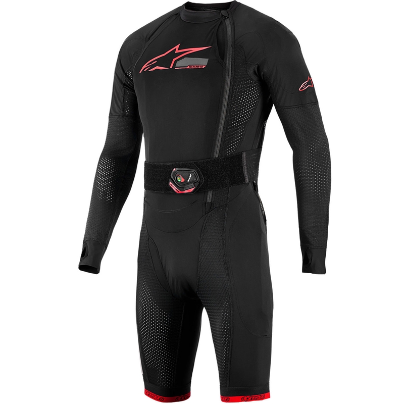 „Alpinestars TECH-AIR®10 V2“ oro pagalvių sistema, juoda-raudona-pilka