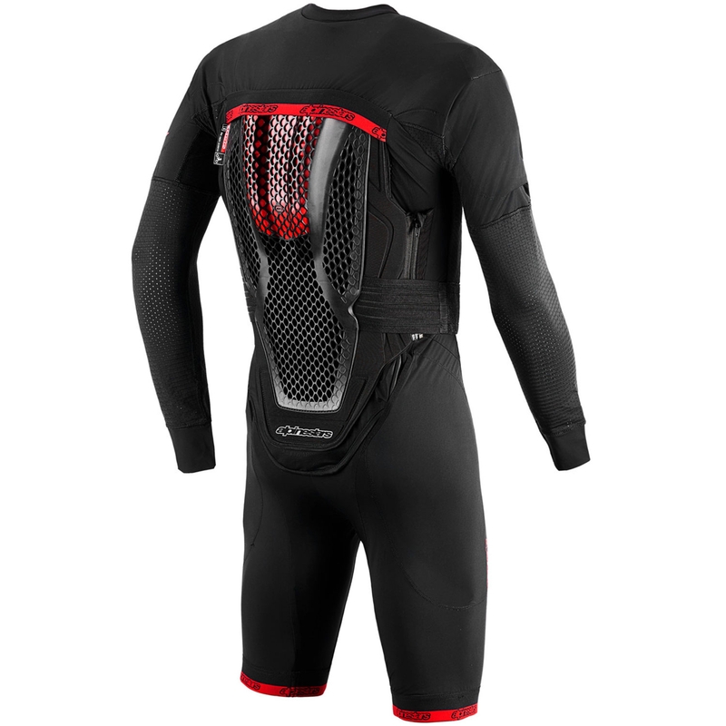 „Alpinestars TECH-AIR®10 V2“ oro pagalvių sistema, juoda-raudona-pilka