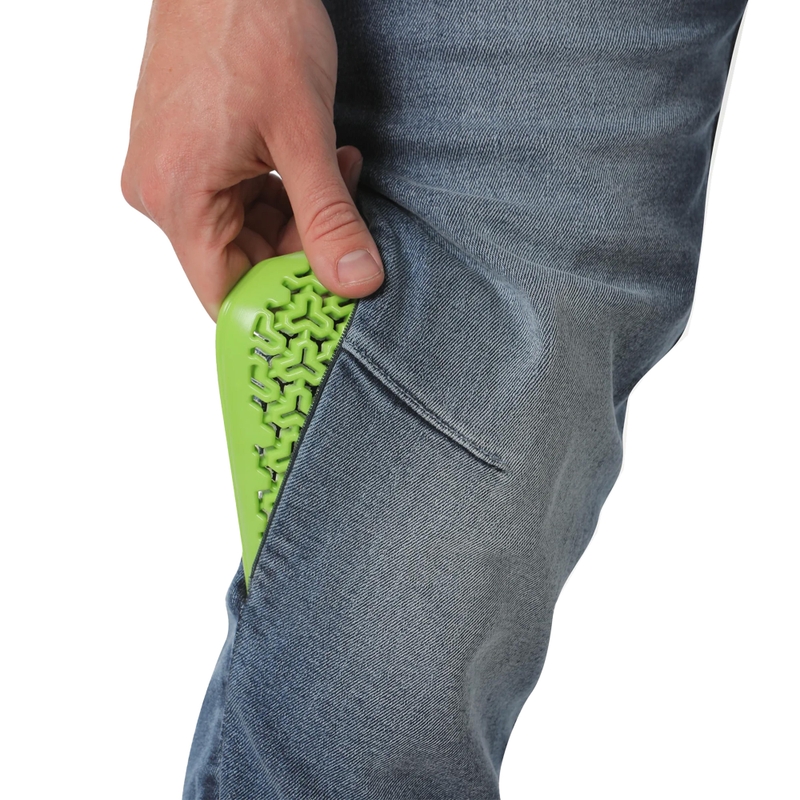 Motociklo kelių apsaugos PMJ B-SOFT unisex žalios išpardavimas
