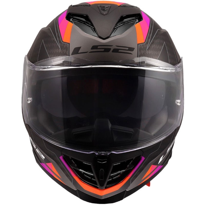 Uždaras motociklo šalmas LS2 FF818 Storm III Sports matinės violetinės spalvos