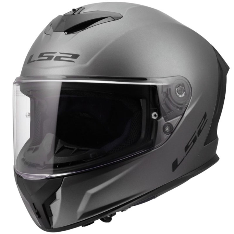 LS2 FF820 Rapid III Solid uždaras motociklo šalmas matinės titano spalvos