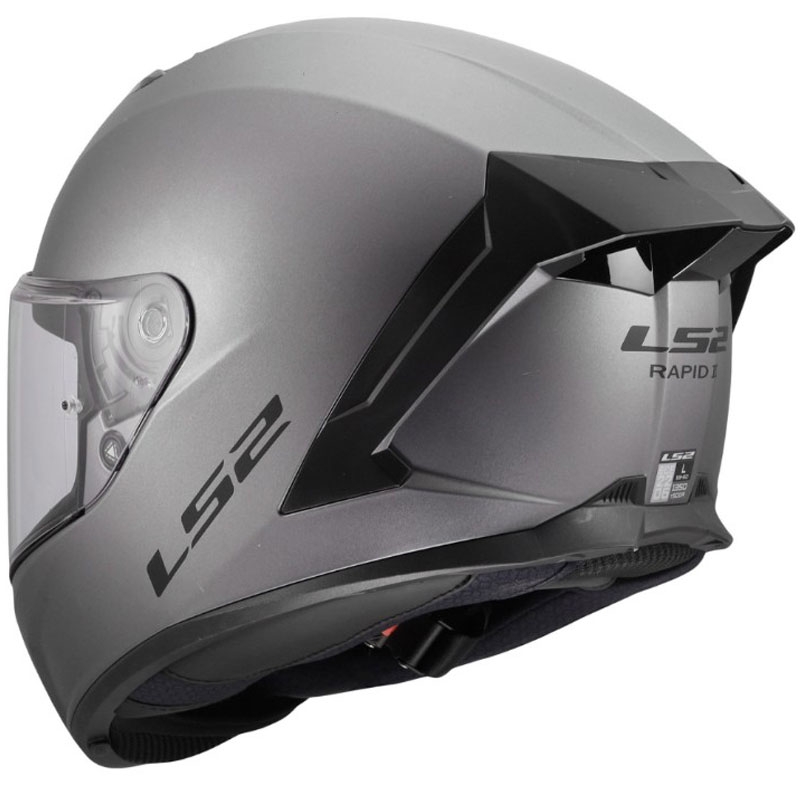 LS2 FF820 Rapid III Solid uždaras motociklo šalmas matinės titano spalvos