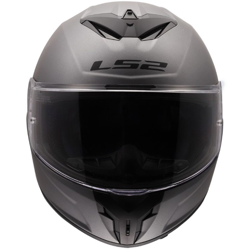 LS2 FF820 Rapid III Solid uždaras motociklo šalmas matinės titano spalvos