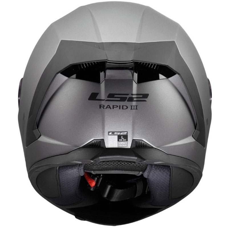 LS2 FF820 Rapid III Solid uždaras motociklo šalmas matinės titano spalvos