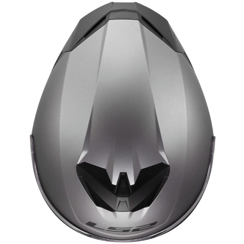 LS2 FF820 Rapid III Solid uždaras motociklo šalmas matinės titano spalvos