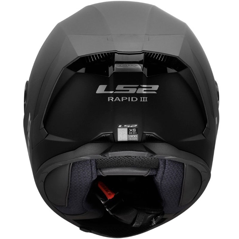 Uždaras motociklo šalmas LS2 FF820 Rapid III Solid matinė juoda