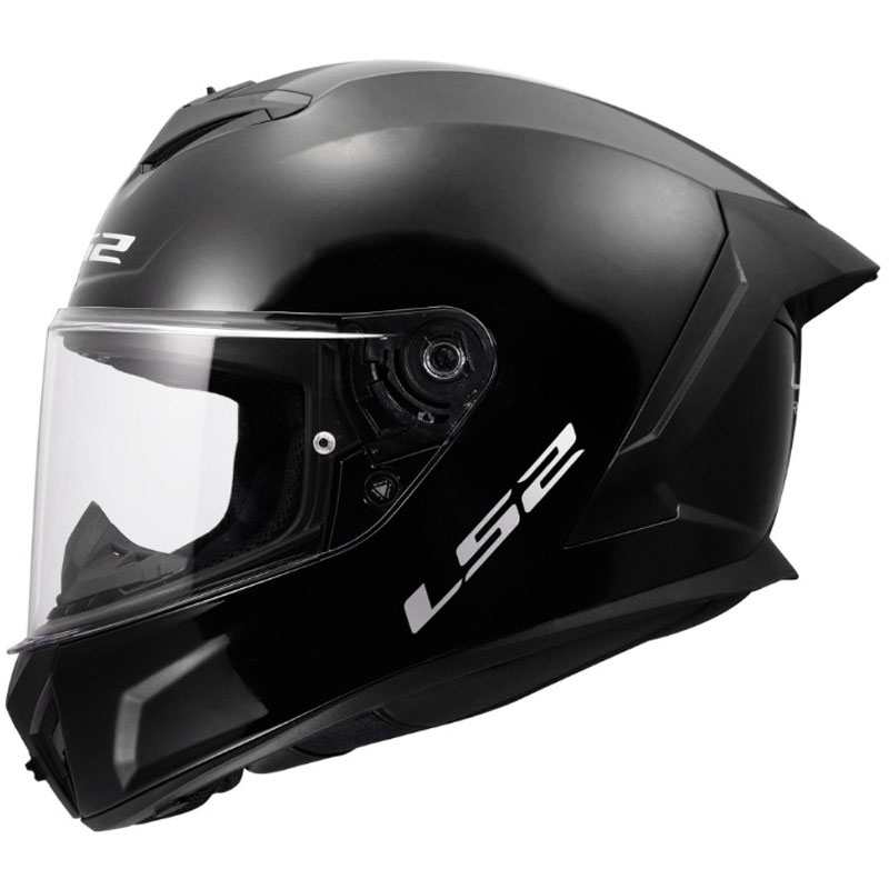Uždaras motociklo šalmas LS2 FF820 Rapid III Solid blizgi juoda