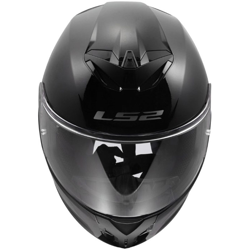 Uždaras motociklo šalmas LS2 FF820 Rapid III Solid blizgi juoda