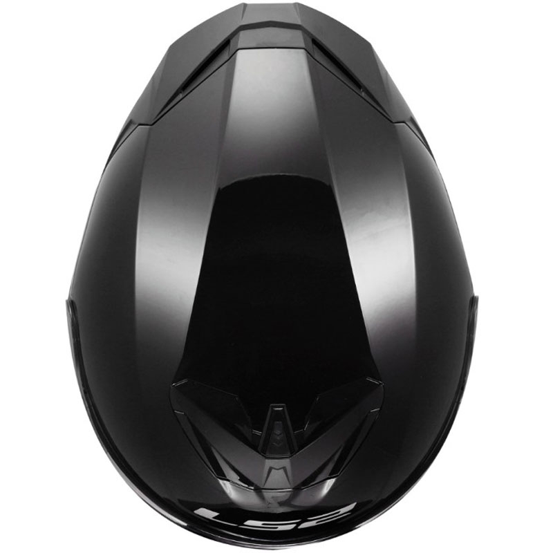 Uždaras motociklo šalmas LS2 FF820 Rapid III Solid blizgi juoda