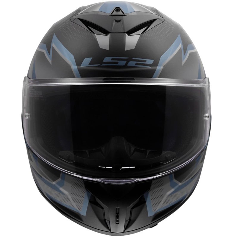 LS2 FF820 Rapid III Xtrem uždaras motociklo šalmas, matinės juodos-mėlynos-benzinės spalvos