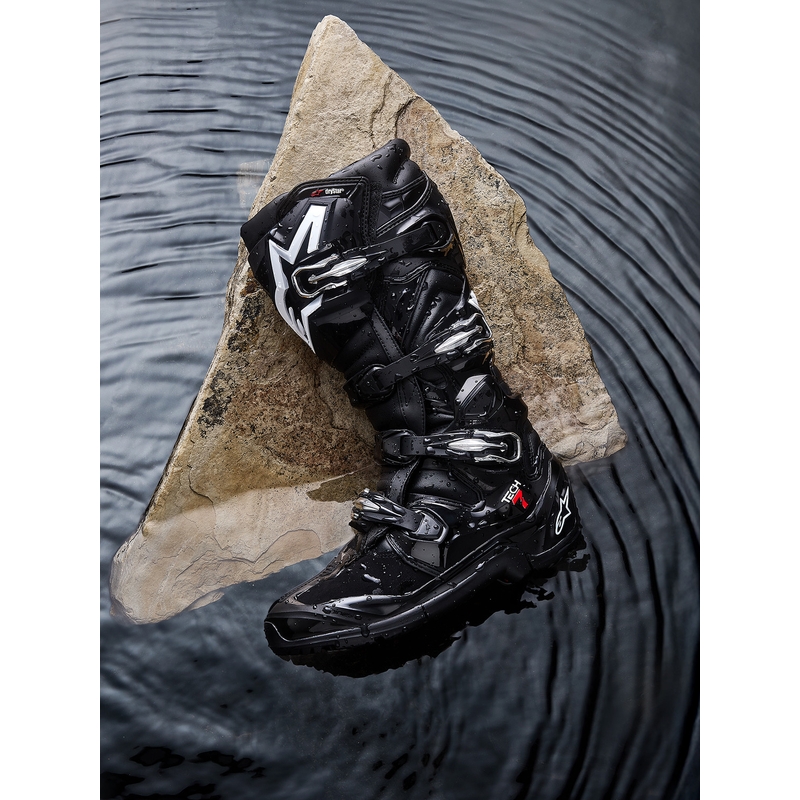 Alpinestars Tech 7 Enduro Drystar motociklo batai juodi