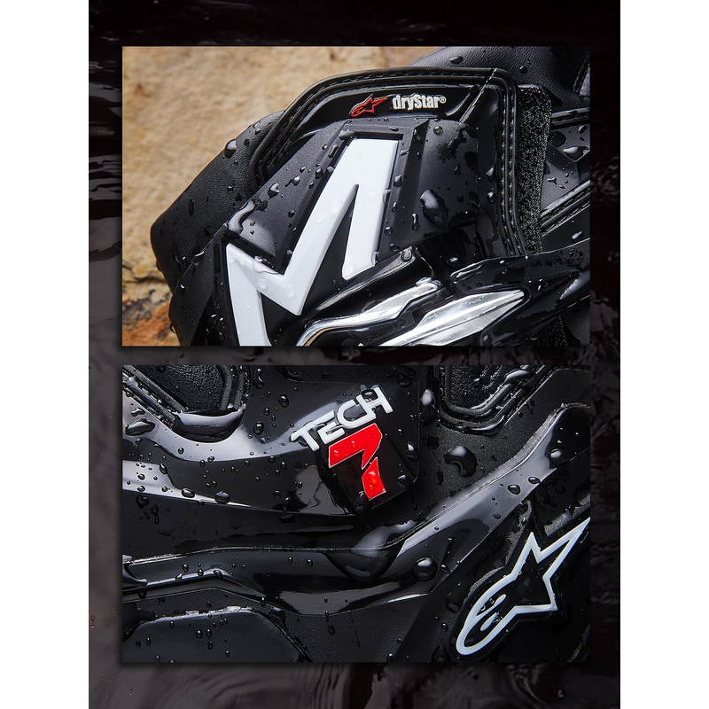 Alpinestars Tech 7 Enduro Drystar motociklo batai juodi