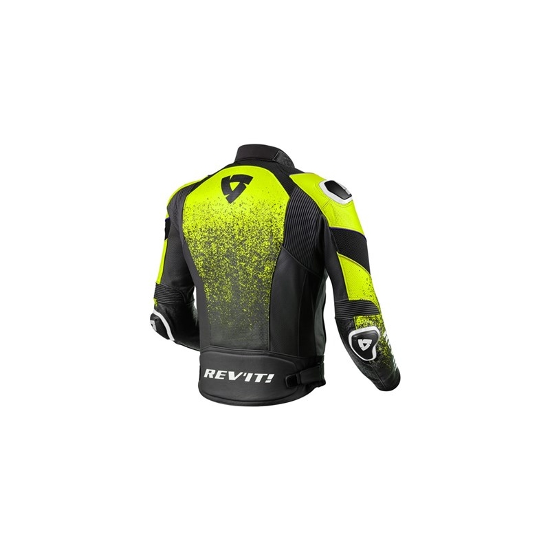 Bunda na motorku Revit Quantum Air černo fluo-žlutá výprodej