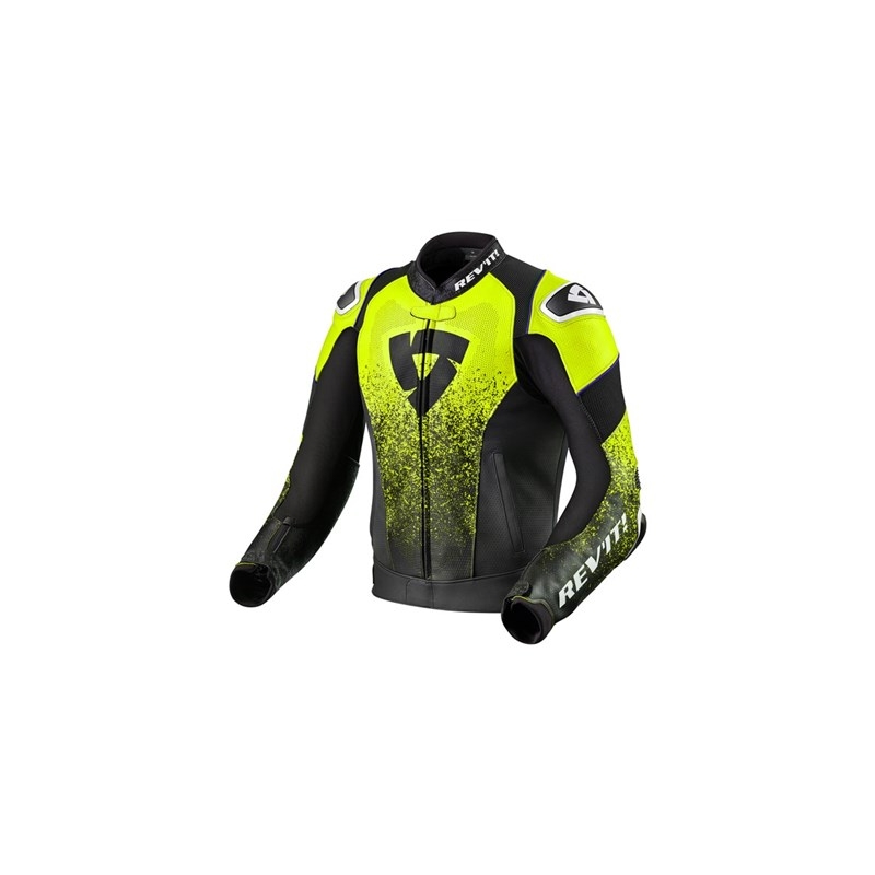 Bunda na motorku Revit Quantum Air černo fluo-žlutá výprodej
