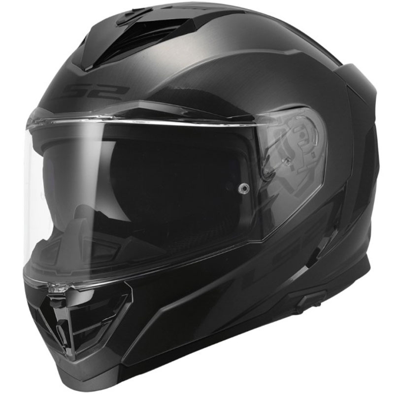 Uždaras motociklo šalmas LS2 FF818 Storm III Jeans titano spalvos