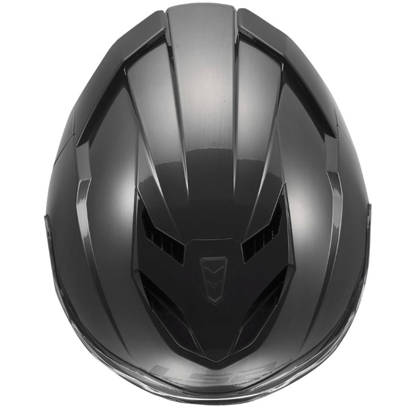 Uždaras motociklo šalmas LS2 FF818 Storm III Jeans titano spalvos