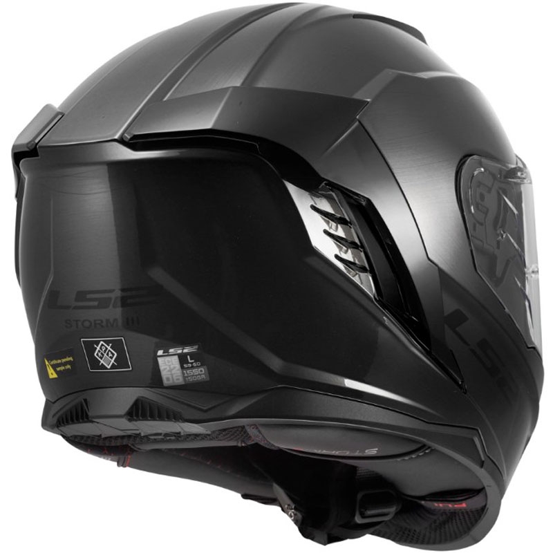 Uždaras motociklo šalmas LS2 FF818 Storm III Jeans titano spalvos