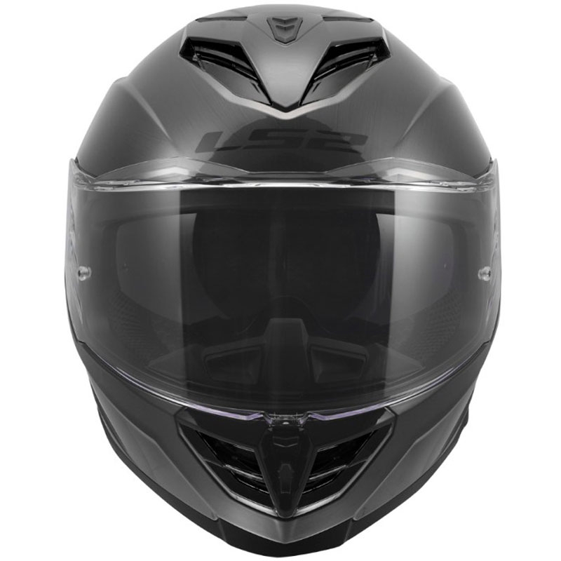 Uždaras motociklo šalmas LS2 FF818 Storm III Jeans titano spalvos