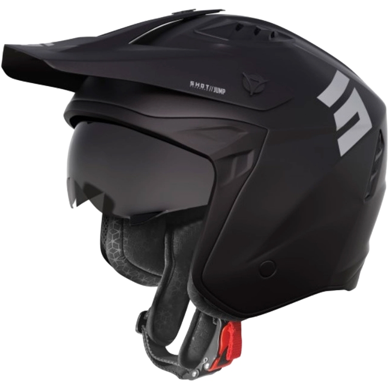 Motociklininko šalmas "Shot Jump Black Matte
